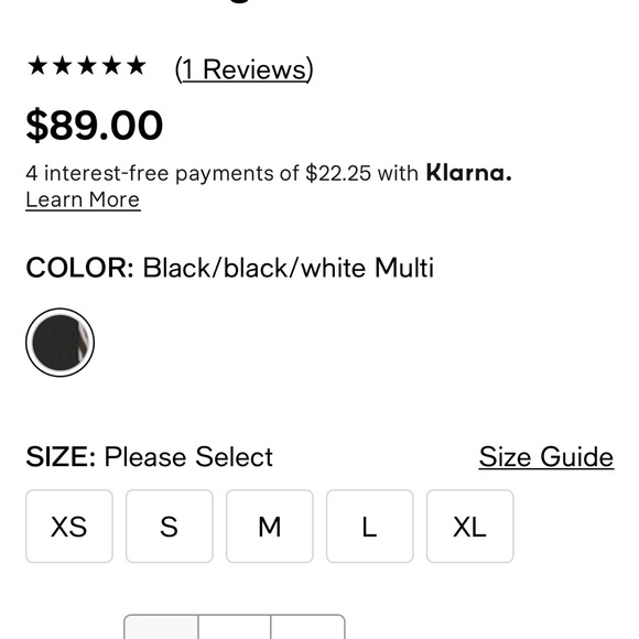 DKNY Sweater - New/Tags - size small - black with zebra sleeves - Picture 4 of 4